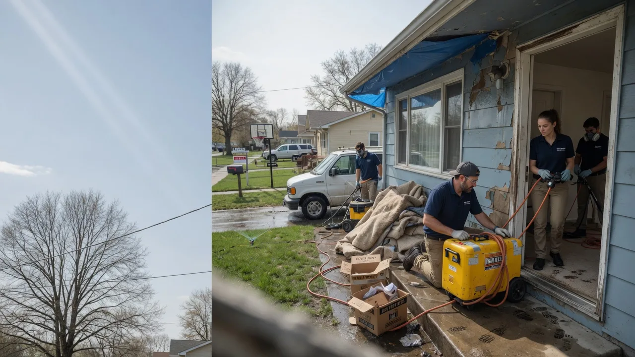 Basement Flood Cleanup in Mullin, TX near me